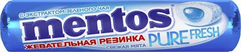 Жев.рез.Ментос Пуре Фреш Ролл 15,5г свежая мята