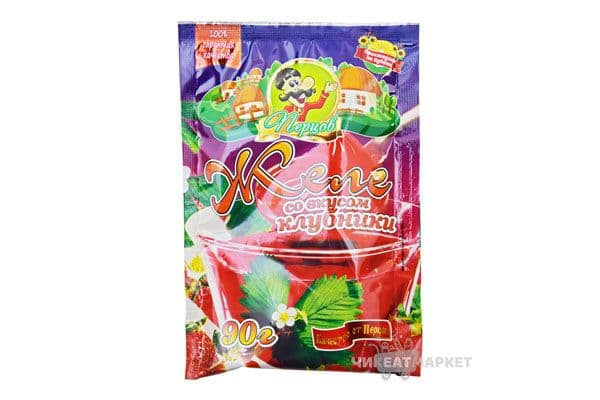 Желе клубника 90г Перцов