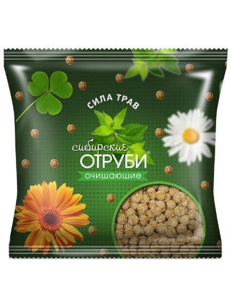 Отруби Сибирские Хрустящие 100г Сила трав