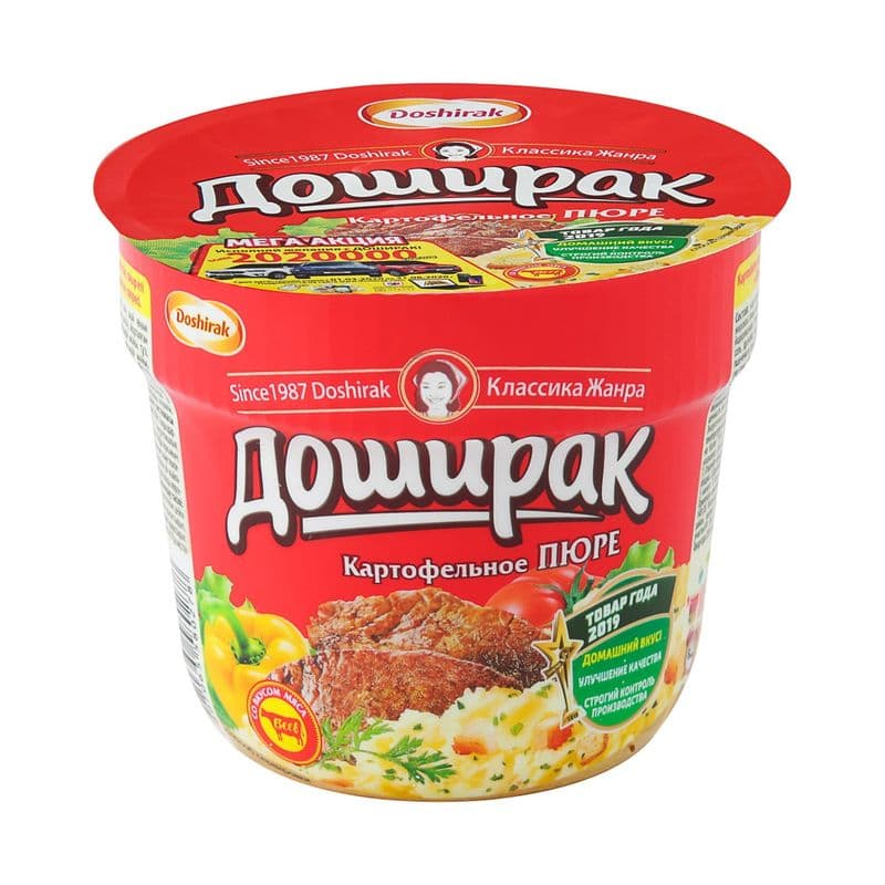 Пюре Доширак мясо 40г стакан