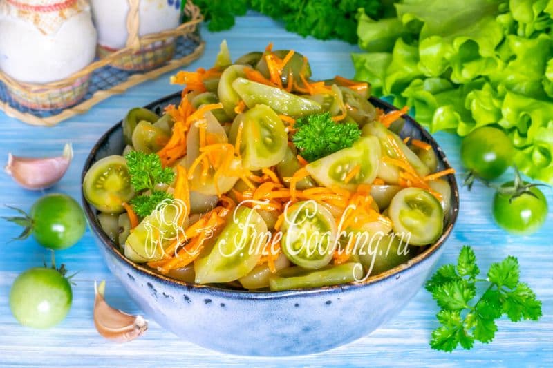 Томаты зеленые по корейски вес ЭкоПродукт