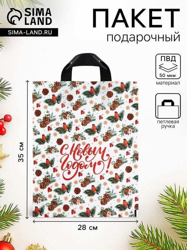 Пакет с петл.руч.28*35