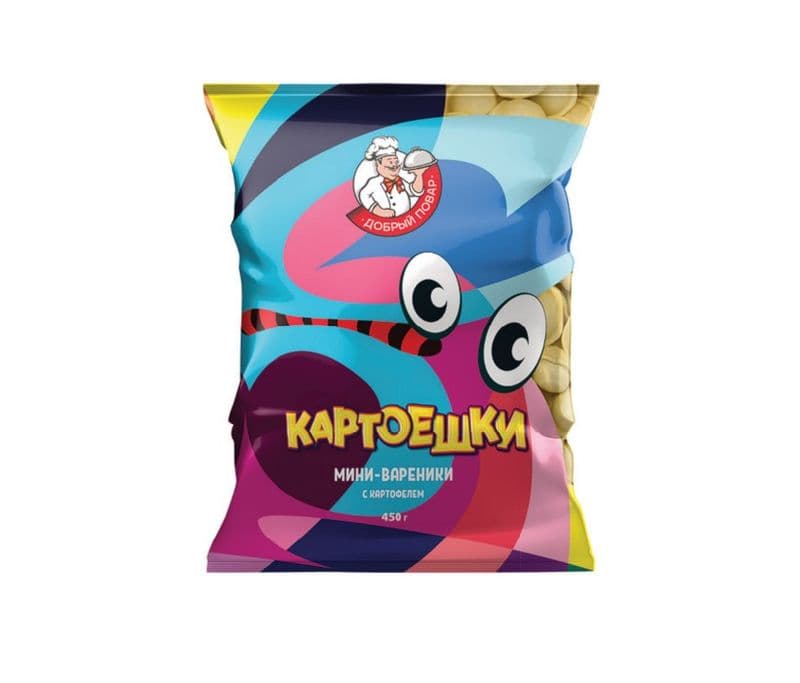 Вареники-мини с карт.и сливками "Картоешки" вес