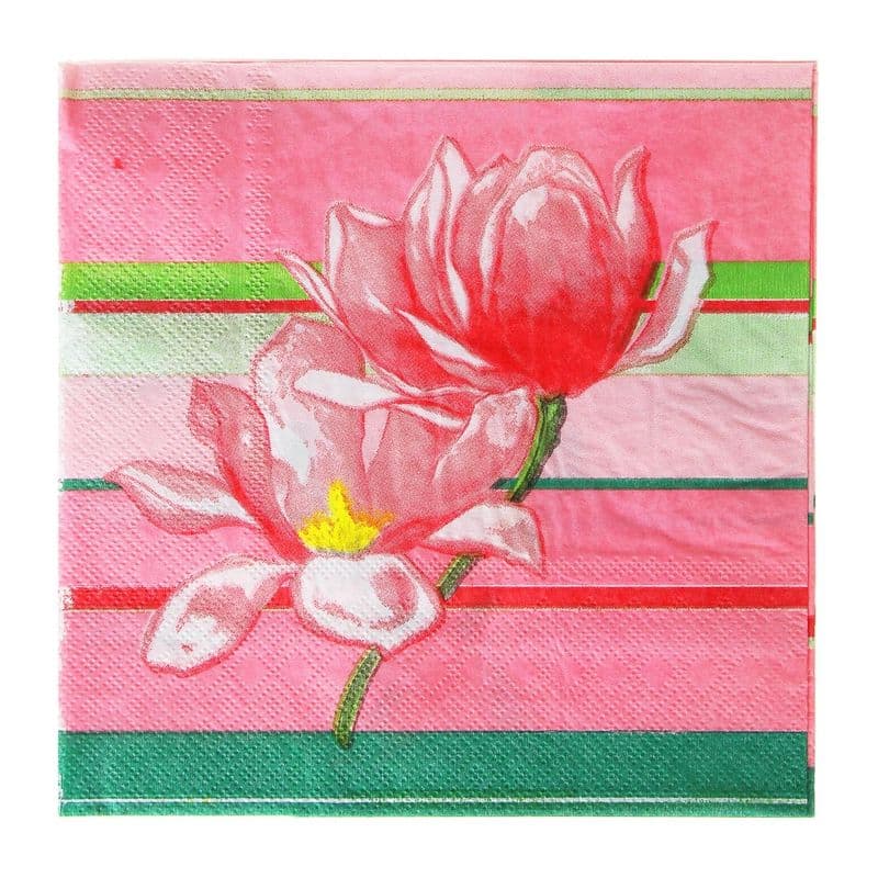 Салфетки бумажные 20шт, двухслойные, 33x33см