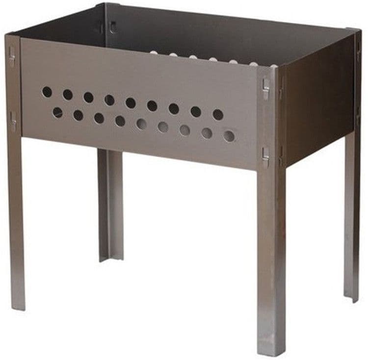 Мангал сборный "Мини", сталь 0,3мм, 30х25х30см, арт.МНГ-30к