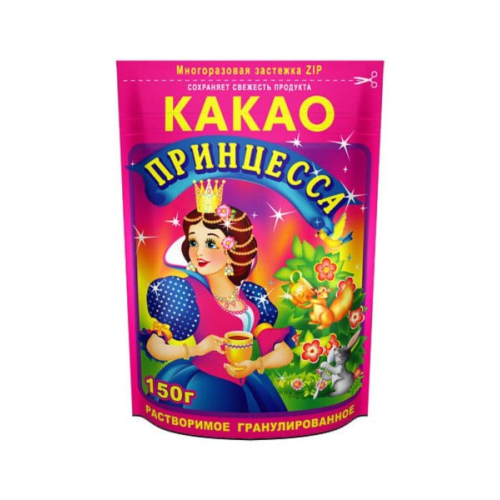 Какао Принцесса 150г м/у