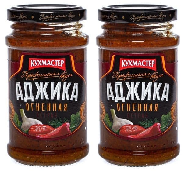 Аджика Огненная 190г Кухмастер*12