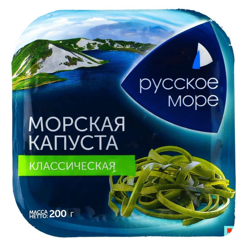 Морская капуста маринованная "Классическая" 200г Русское море