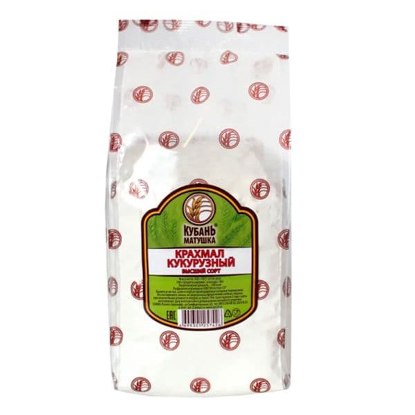Крахмал кукурузный в/с 500г Кубань-Матушка*16