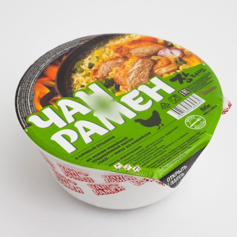 Лапша Чан Рамен курица 86г лоток