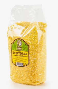 Крупа Кукурузная желтая №4 800г*16 Кубань-Матушка