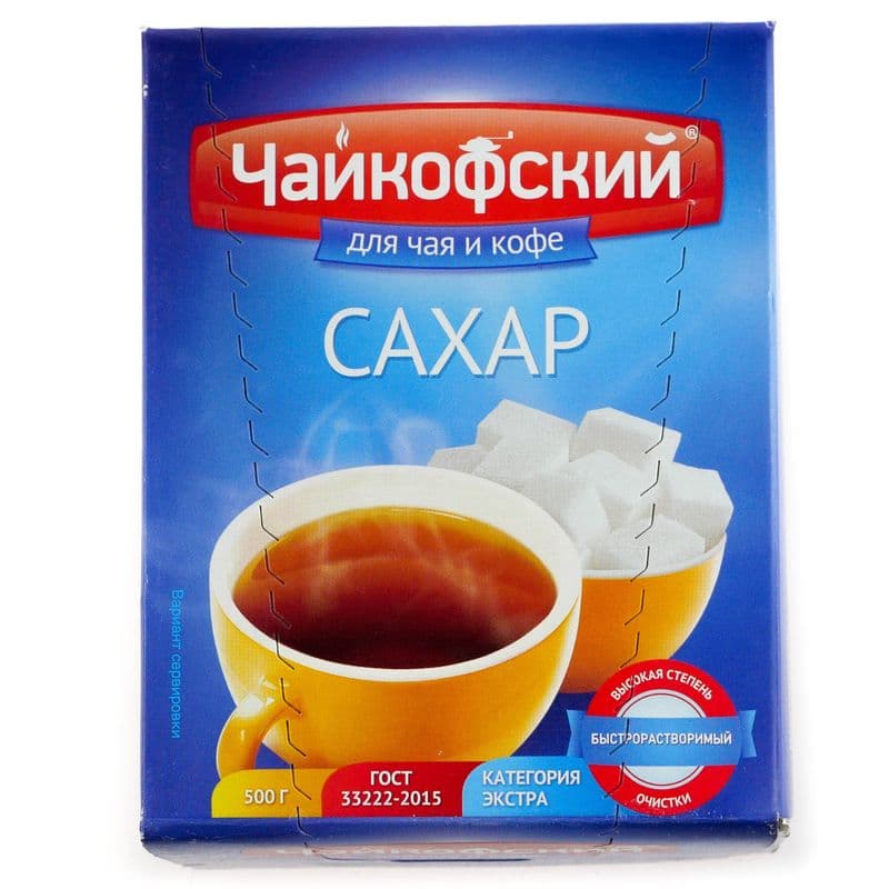 Сахар кусковой Чайкофский ГОСТ 500г