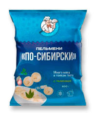 Пельмени " По- Сибирски  " 800г Добрый повар