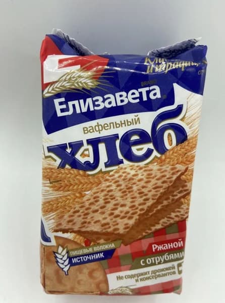Ваф.хлеб Елизавета ржаной с отрубями 85г
