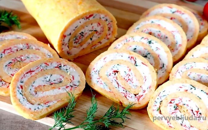 Крабовый рулет с аром.сыра 400г ЕВРОПРОМ