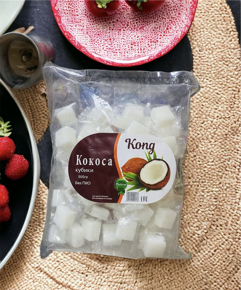 Кокос кубики суш вес