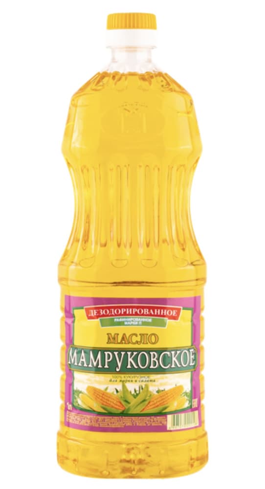 Масло кукур.Мамруковское 1л