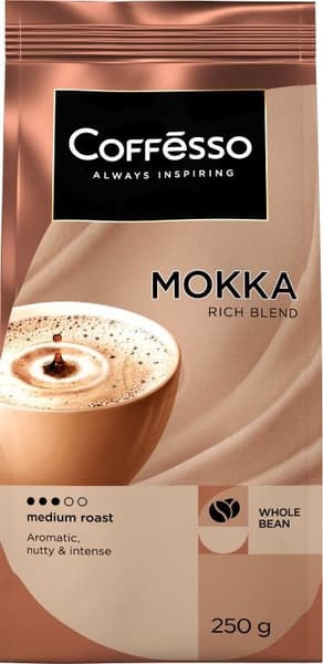 Кофе Коффессо Мокка 250г зерно м/у