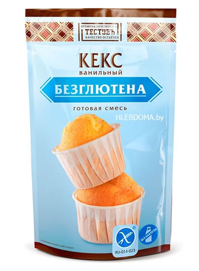 Смесь Кекс ванильный без глютена 250г Тестовъ