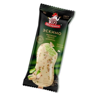 Мороженое ПЕСТРАВКА эскимо фист в бел.гл 70г