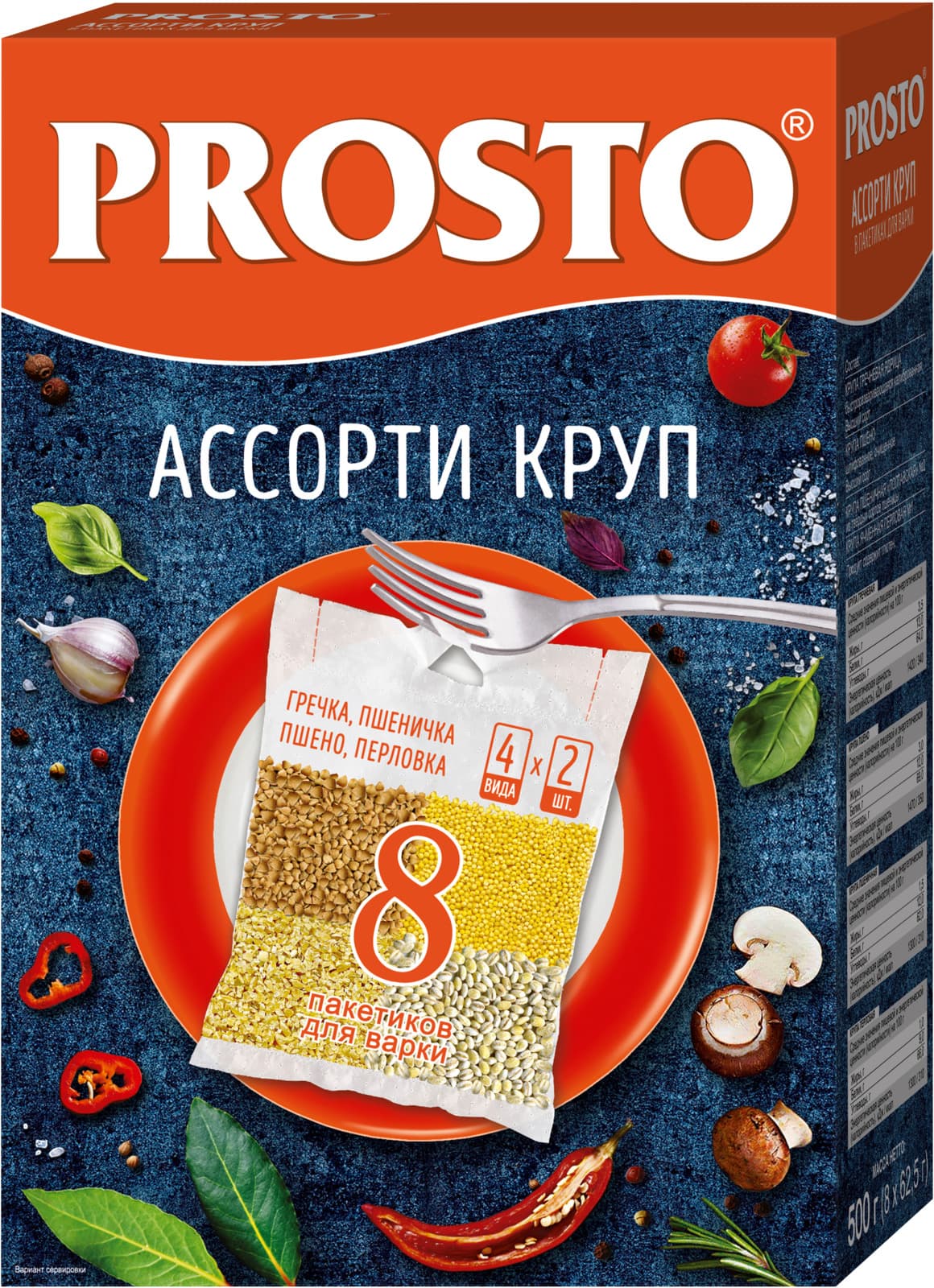 Крупа Ассорти 500г вар.пак Просто