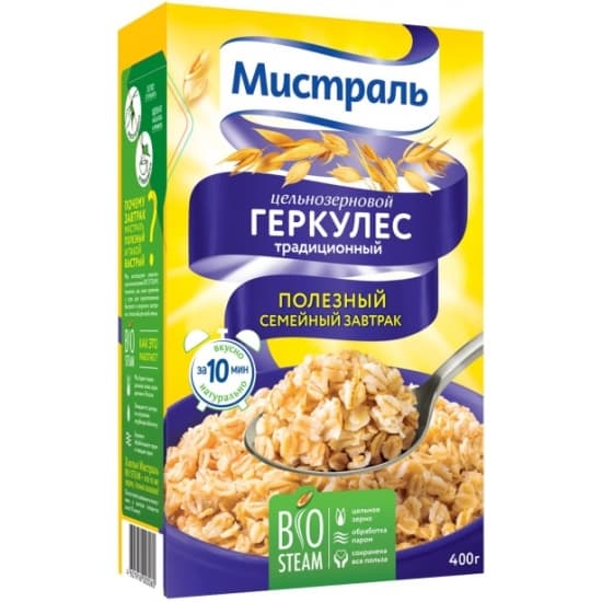 Хлопья Геркулес Алтайский 400г Мистраль