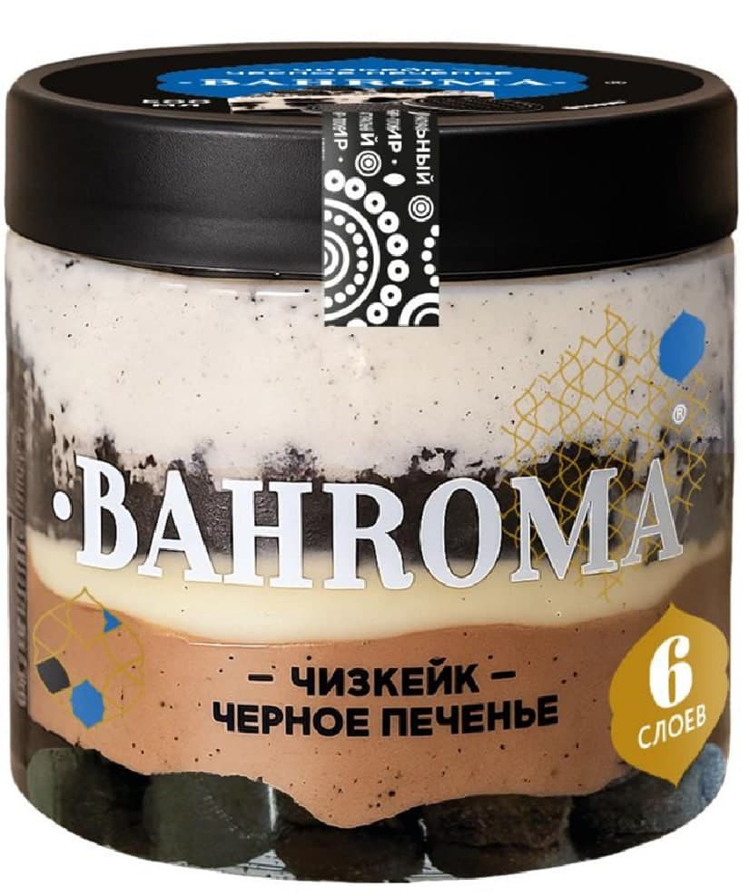 Мороженое Бахрома Чизкейк черное печенье 320 г.