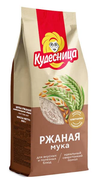 Мука ржаная 400г Кудесница