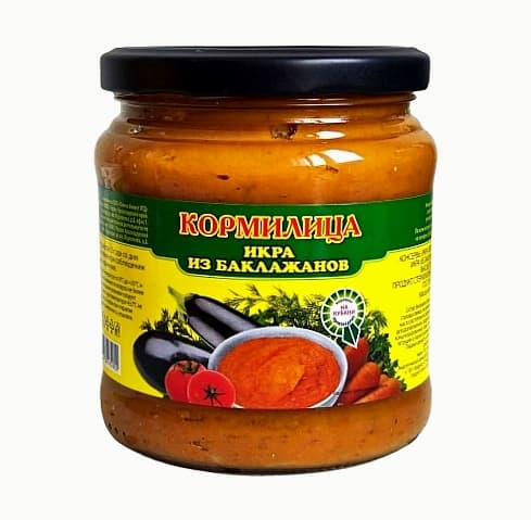 Икра из баклажанов 480г с/б Кормилица