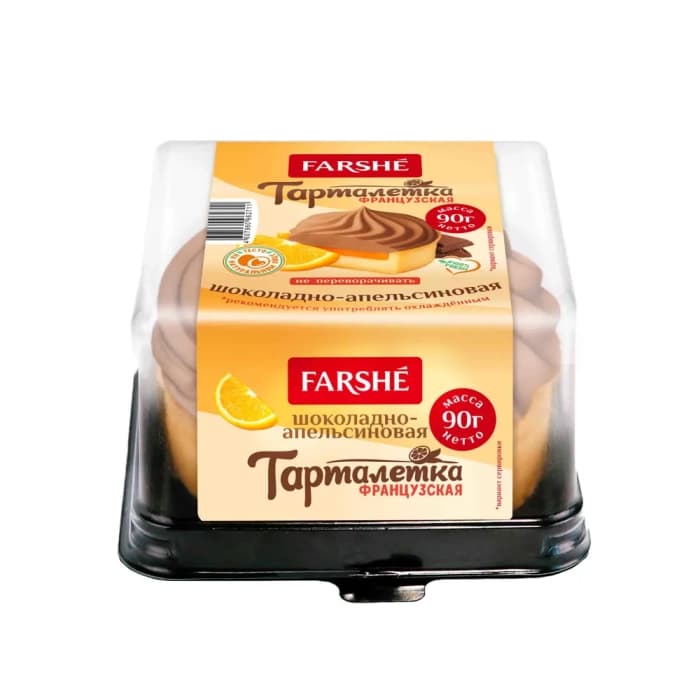 Пирожное Тарталетка французская Шоколадно-апельс 90г Фарше