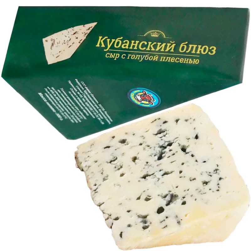 Сыр с голубой плесенью Кубанский Блюз 100г Калория